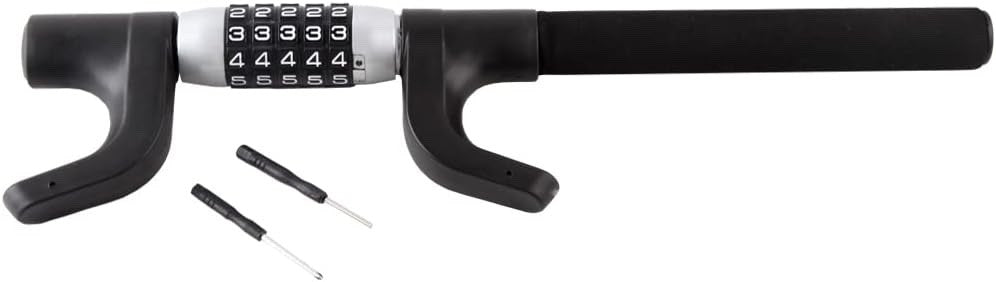 Universal 5-Digit Combination Steering Lock Keyless Anti-Theft Car Wheel Lock