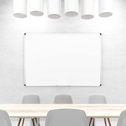 Viz-Pro Magnetic Drywipe Whiteboard Aluminium Frame 90x60cm