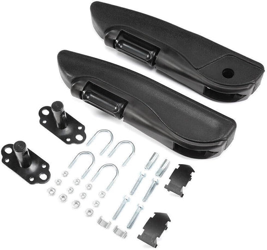 Universal Car Seat Armrest Adjustable 0-120° Left Right Black Interior