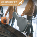 41in ABS Waterproof Acoustic Guitar Hard Case 0.6in Padding Navy CY0247 Classics