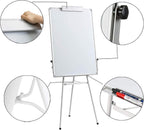 Magnetic Whiteboard Stand 90x60cm Portable Tripod Flipchart Easel White