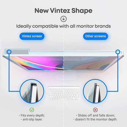 Monitor Screen Protector Blue Light Filter 17-19 Inch 5:4 Acrylic UV Blocking