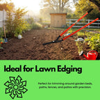 36 Inch Lawn Shears Long Handle Grass Hedge Trimmer Heavy Duty Garden Scissors