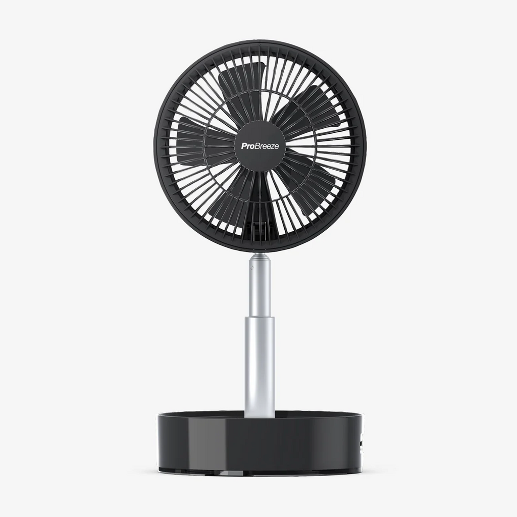 Rechargeable Portable Fan 10000mAh USB Telescopic Travel Desk Fan