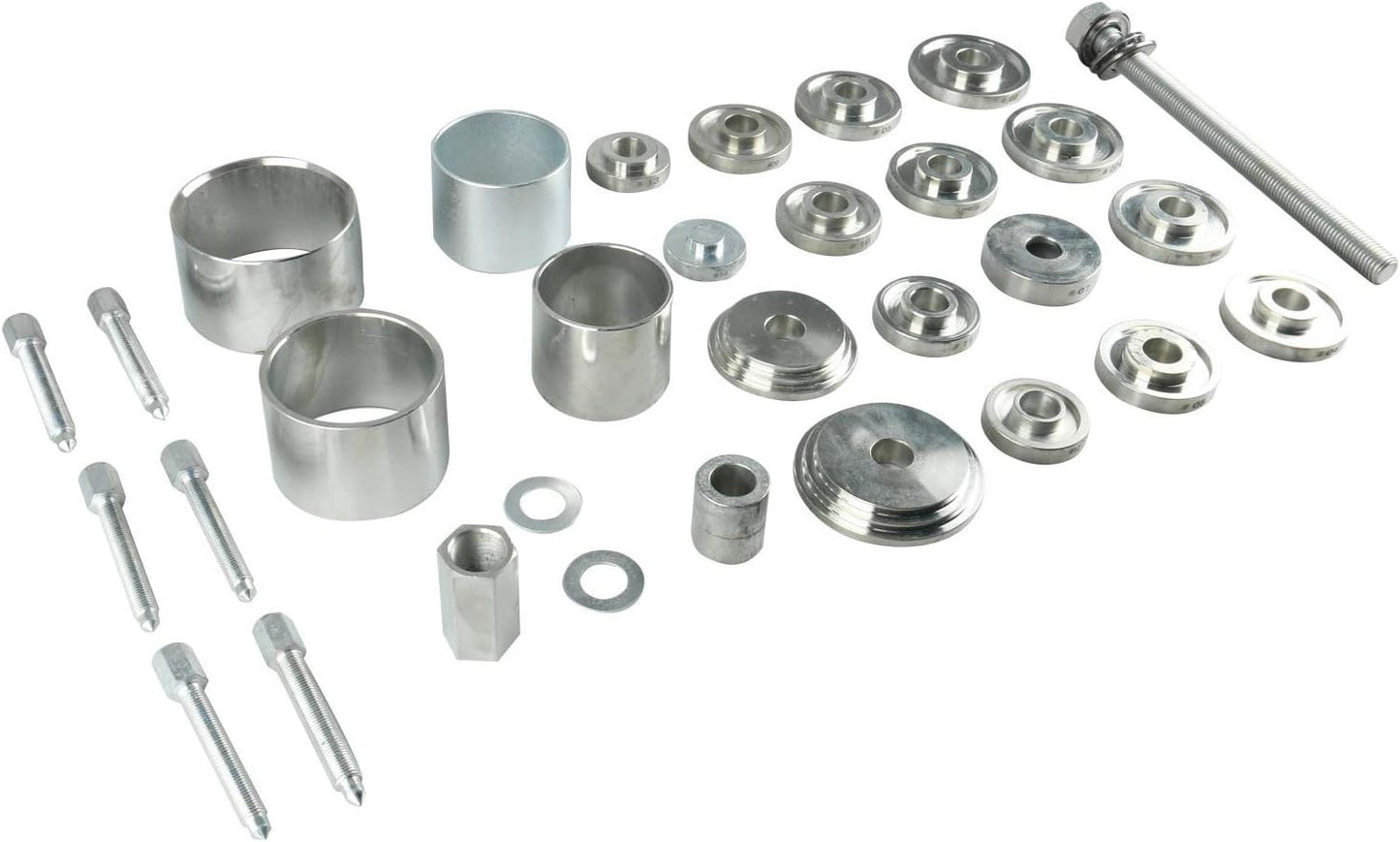 Wheel Bearing Puller Press 31pc FWD Removal Installation Hub Tool Kit Case Car