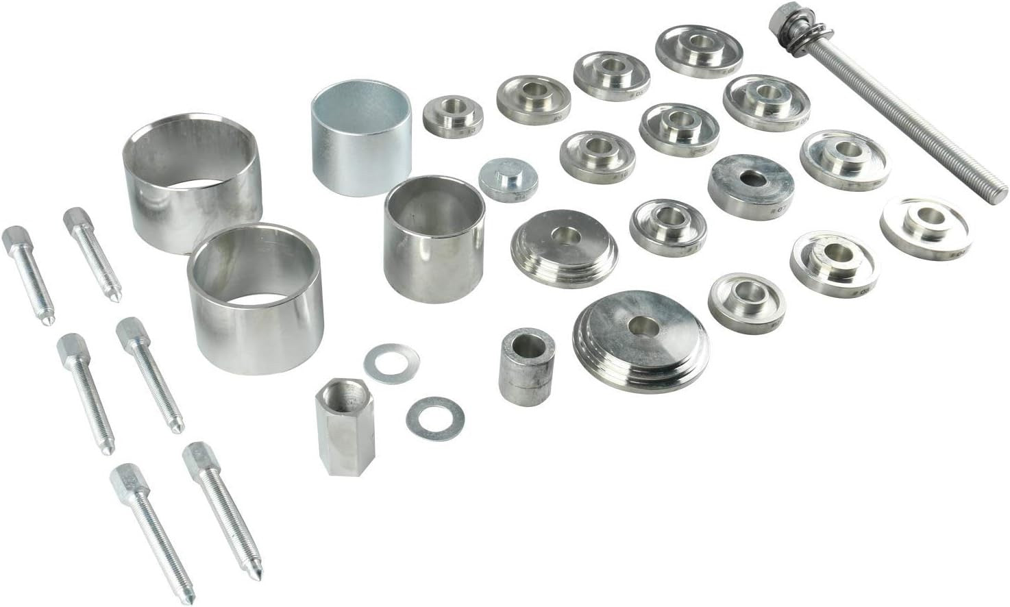 Wheel Bearing Puller Press 31pc FWD Removal Installation Hub Tool Kit Case Car