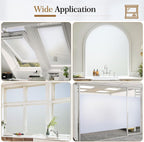 Frosted Window Film Privacy Static Cling Opaque UV Block Glass Cover