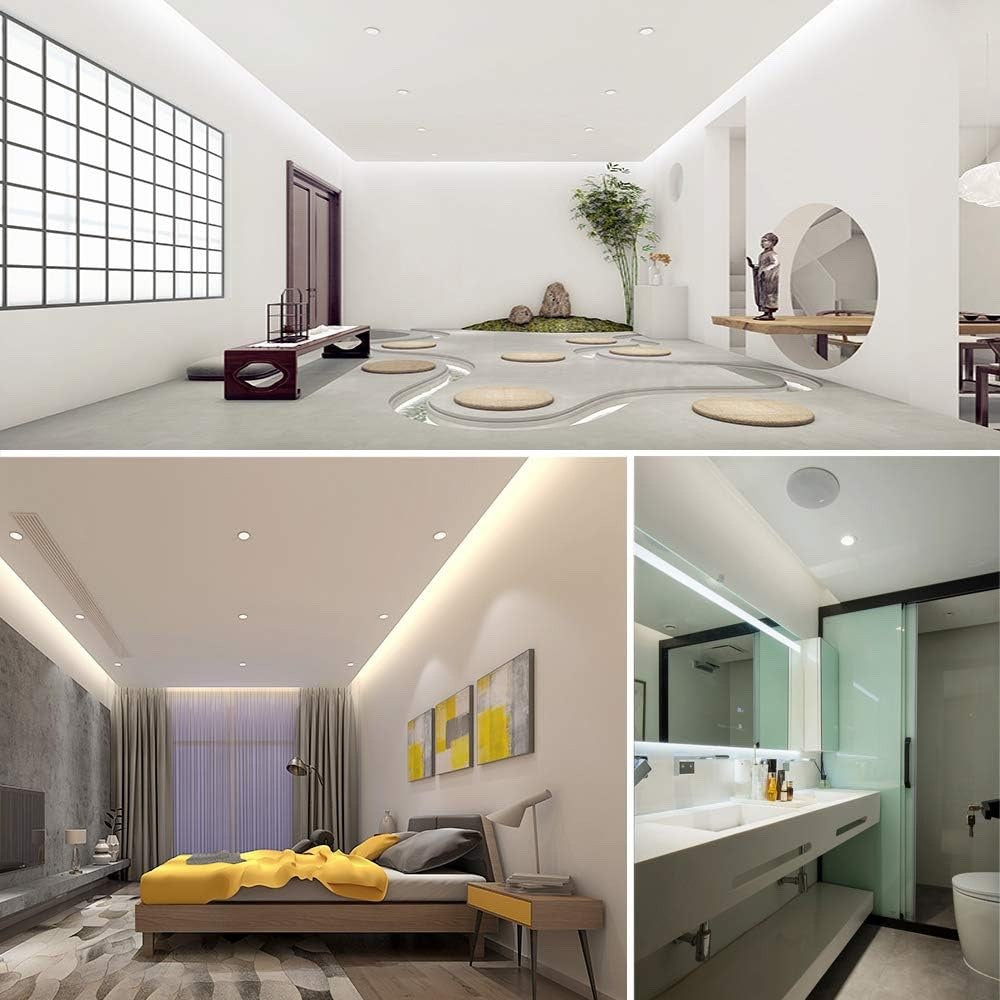 6x 1m LED Aluminium Profile U Channel Diffuser Housing Strip Light Track