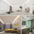 6x 1m LED Aluminium Profile U Channel Diffuser Housing Strip Light Track