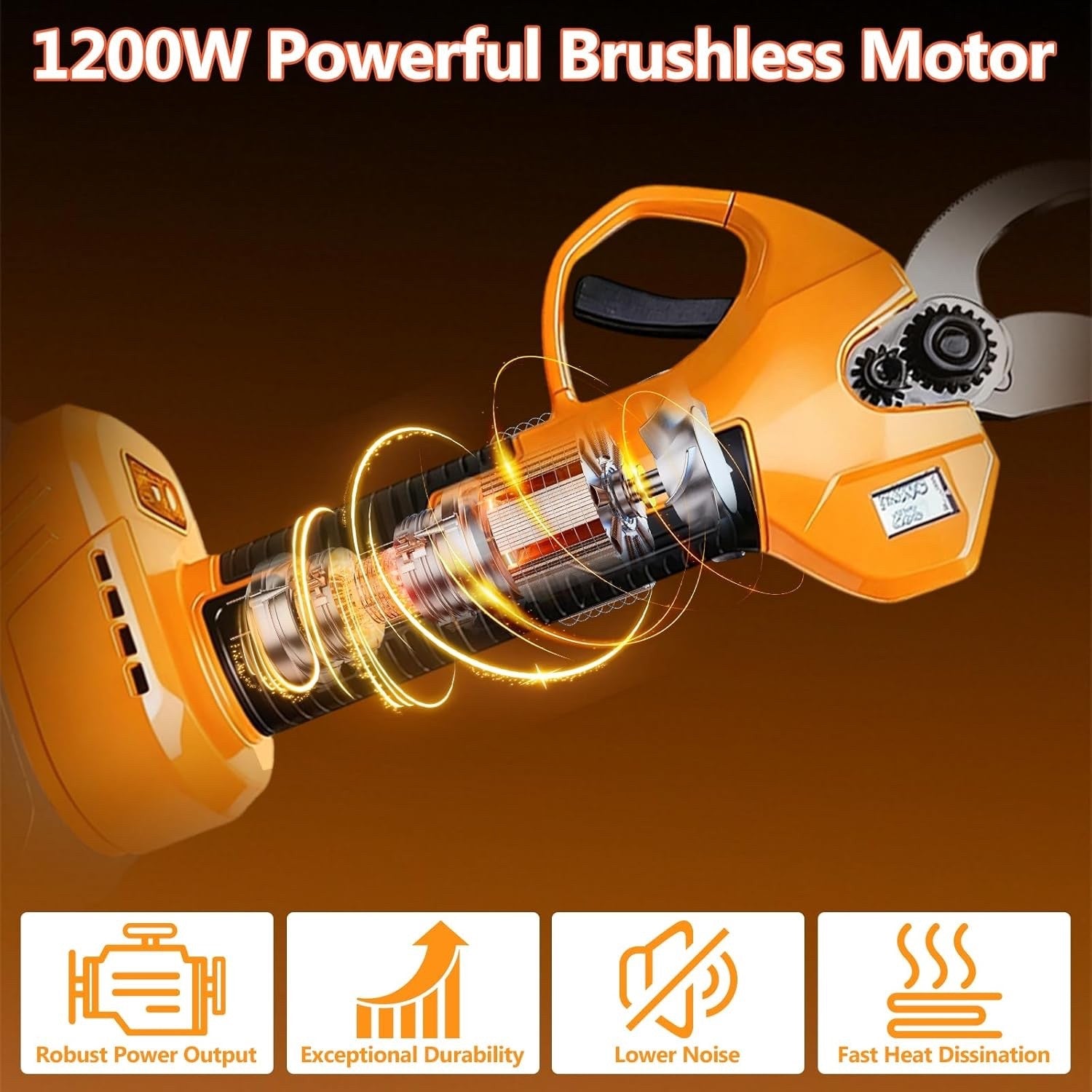 Electric Secateurs Pruning Shears Telescopic Pole for Makita 18V 50mm No Battery