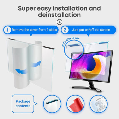 Monitor Screen Protector Blue Light Filter 17-19 Inch 5:4 Acrylic UV Blocking