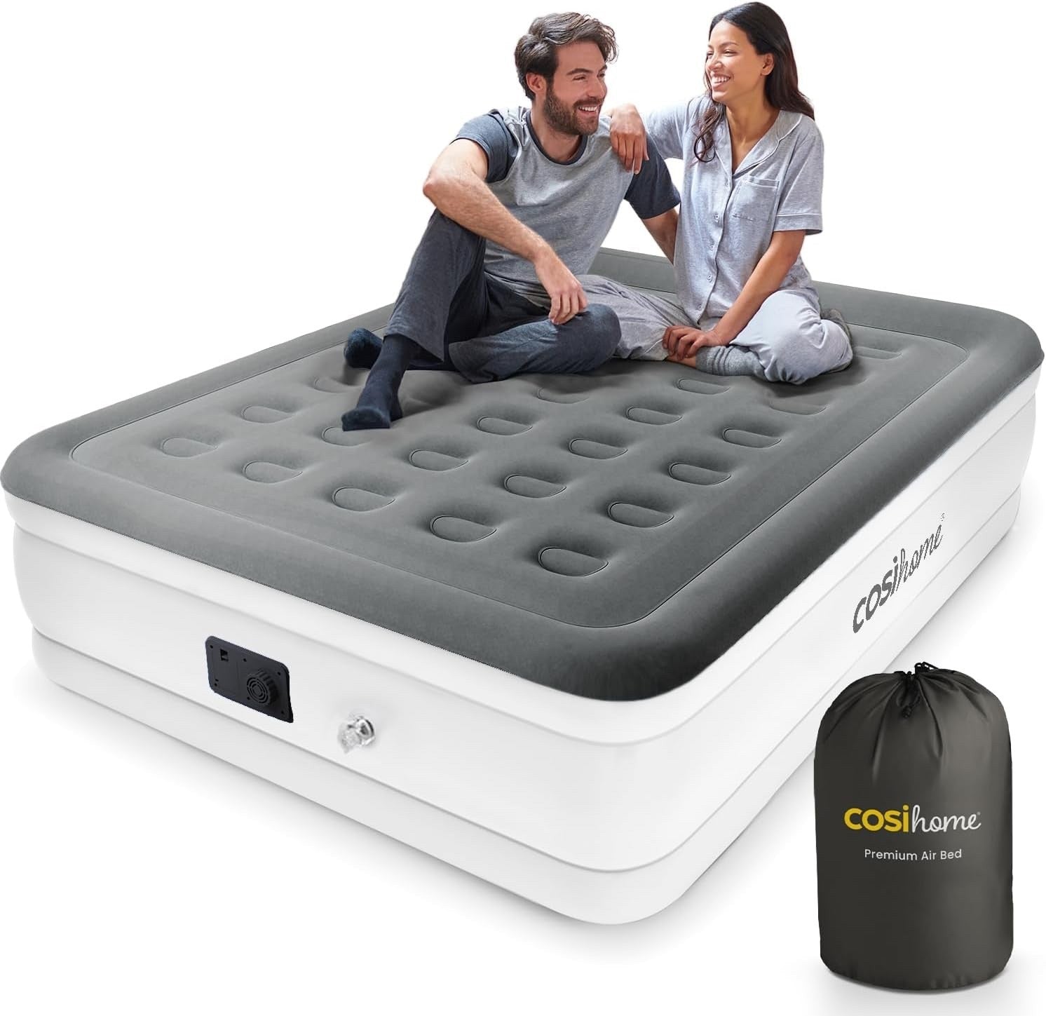 Cosi Home Premium King Size Air Bed with Built in Pump Blow Up Mattress