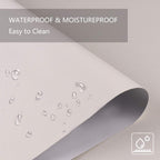 Blackout Roller Blind Waterproof Thermal Window Shade Cream Colour