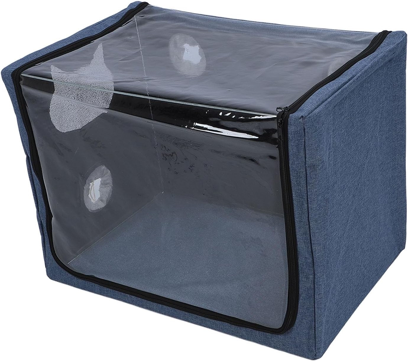 Pet Nebulizer Box Oxygen Chamber Cat Dog Portable Foldable Clear Vet Cage