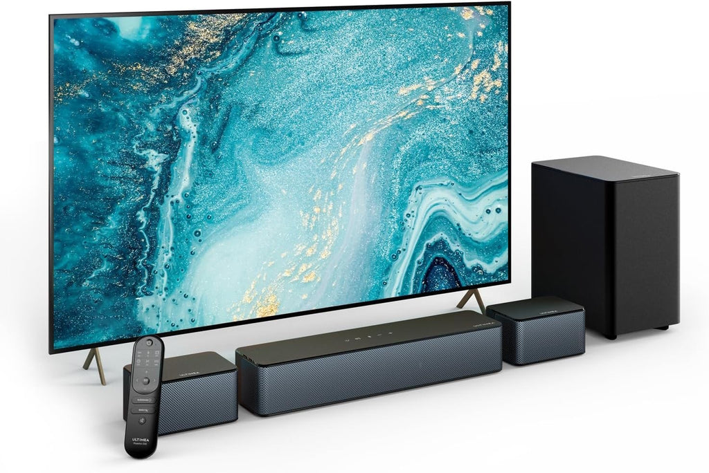 Ultimea D50 Sound Bar for Smart TV Virtual Surround Sound System Black
