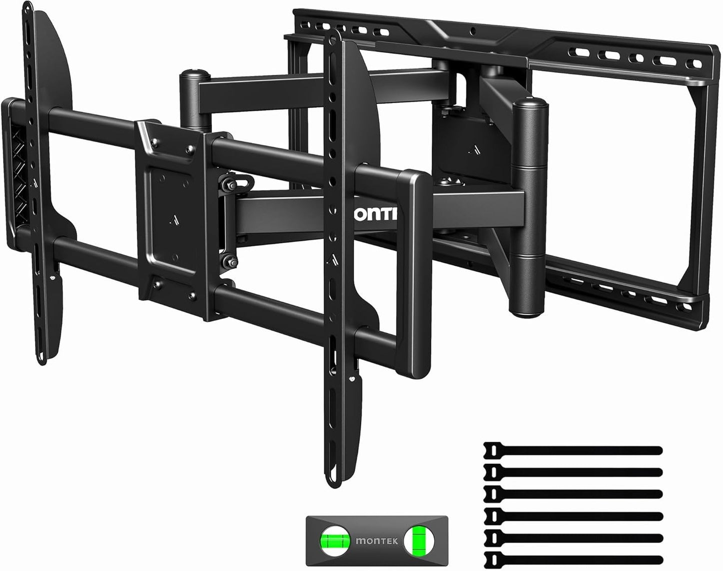 Full Motion TV Wall Bracket 37-90 Inch 75kg Tilt Swivel Extend VESA 600x400