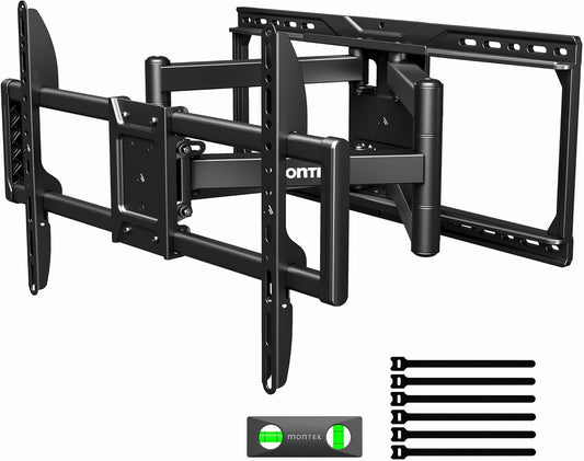 Full Motion TV Wall Bracket 37-90 Inch 75kg Tilt Swivel Extend VESA 600x400