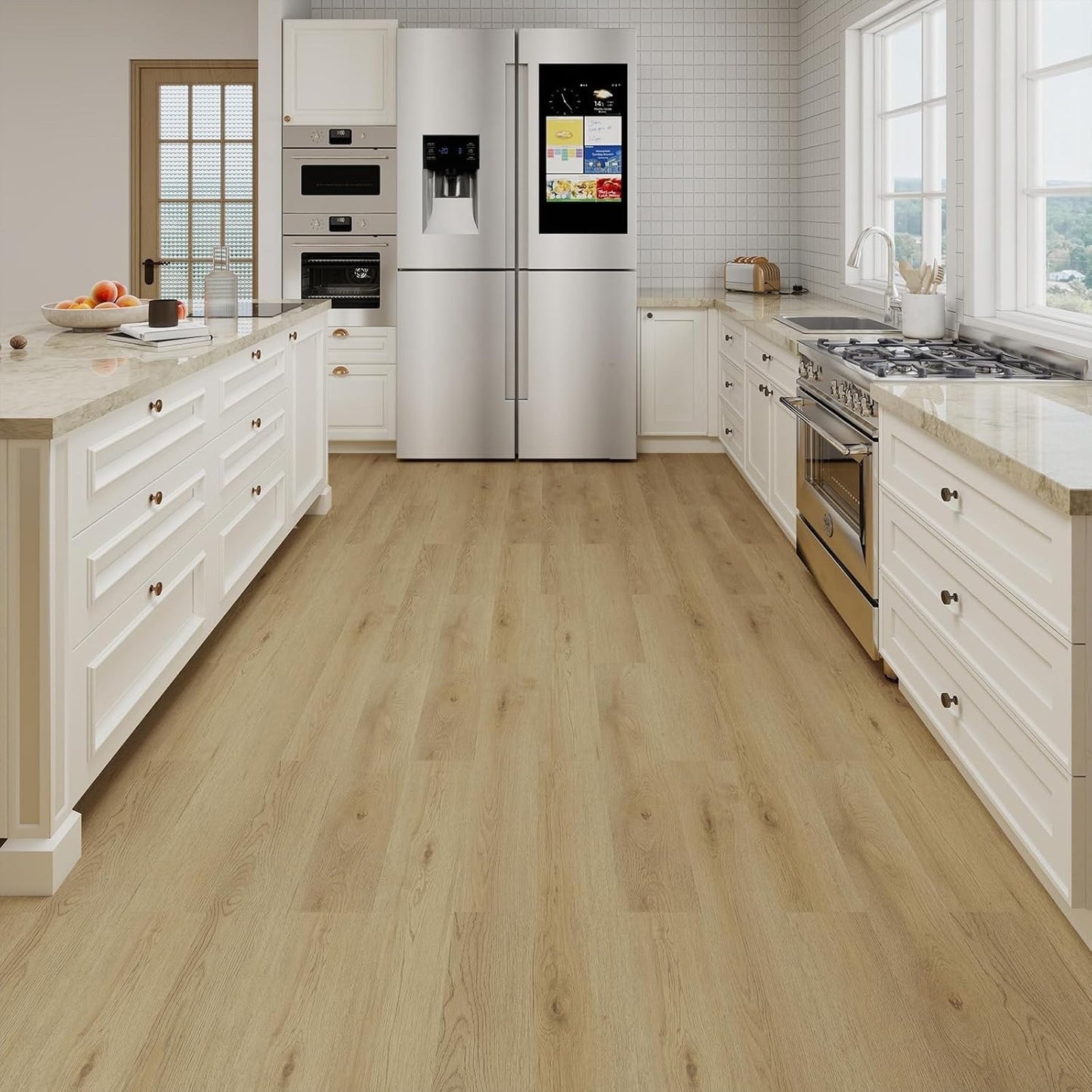 Vinyl Floor Planks Self Adhesive 36 Pack 5sqm Waterproof Wood Effect Tiles Home