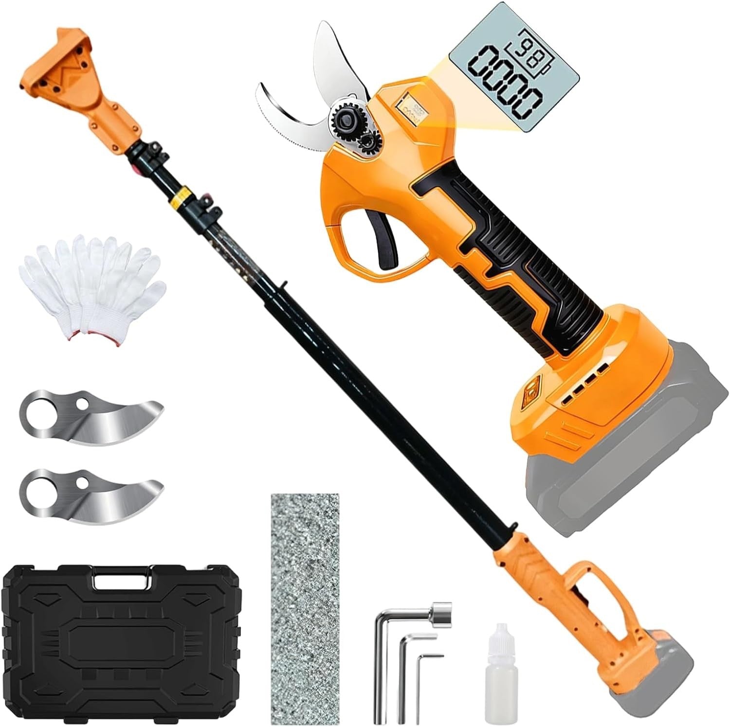 Electric Secateurs Pruning Shears Telescopic Pole for Makita 18V 50mm No Battery