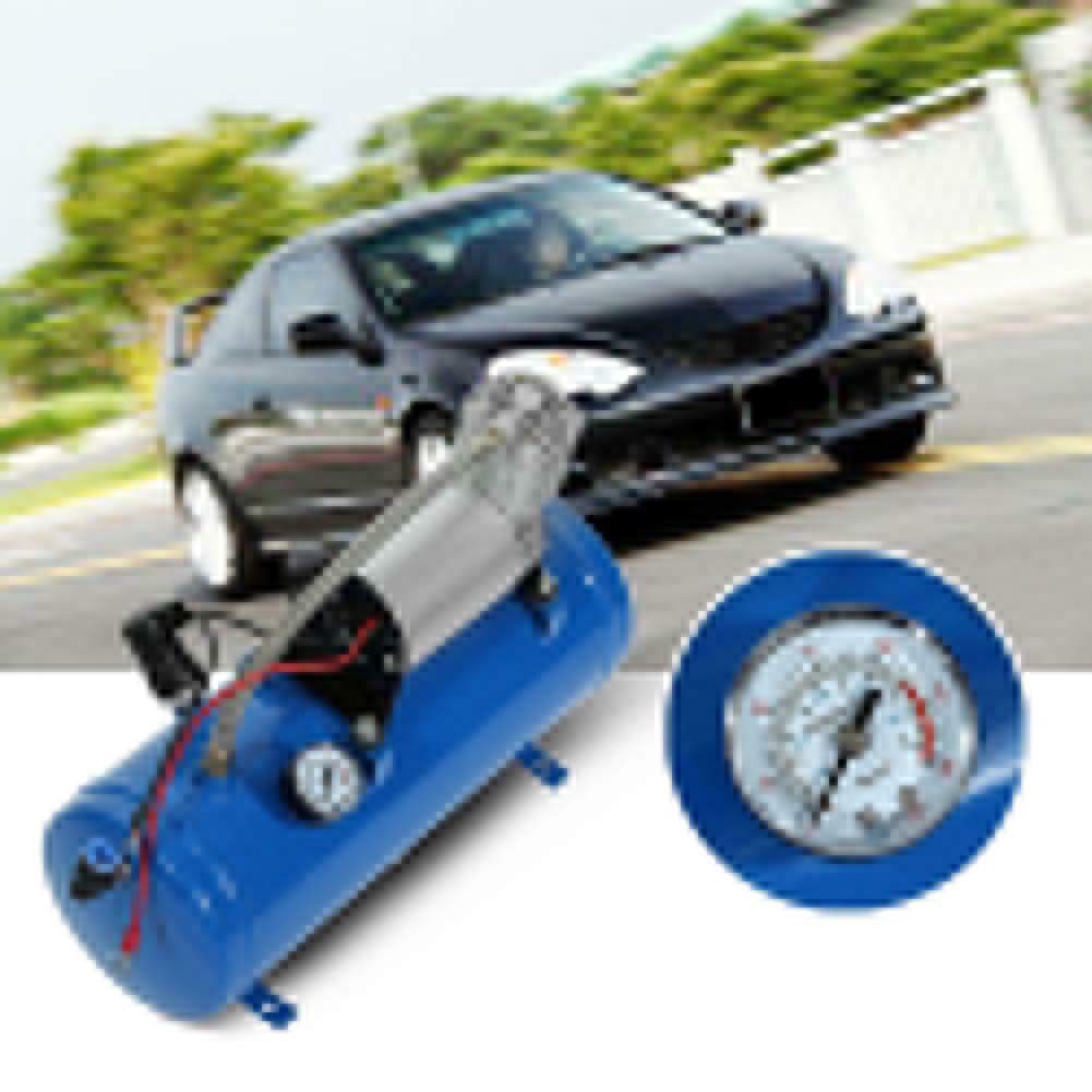 12V Air Compressor Pump Kit 150PSI Inflator System with Tank for Car Van Truck