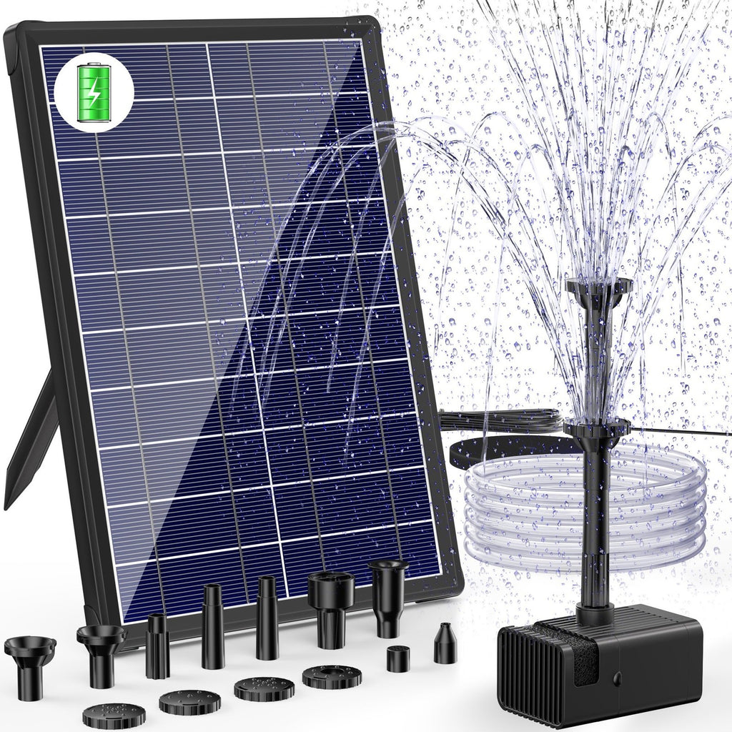 Billing Solar Water Pump with Battery Backup 7W Solar Pond Pump