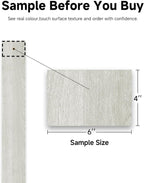 36pc White Wash Maple Vinyl Floor Planks Self Adhesive Waterproof Flooring