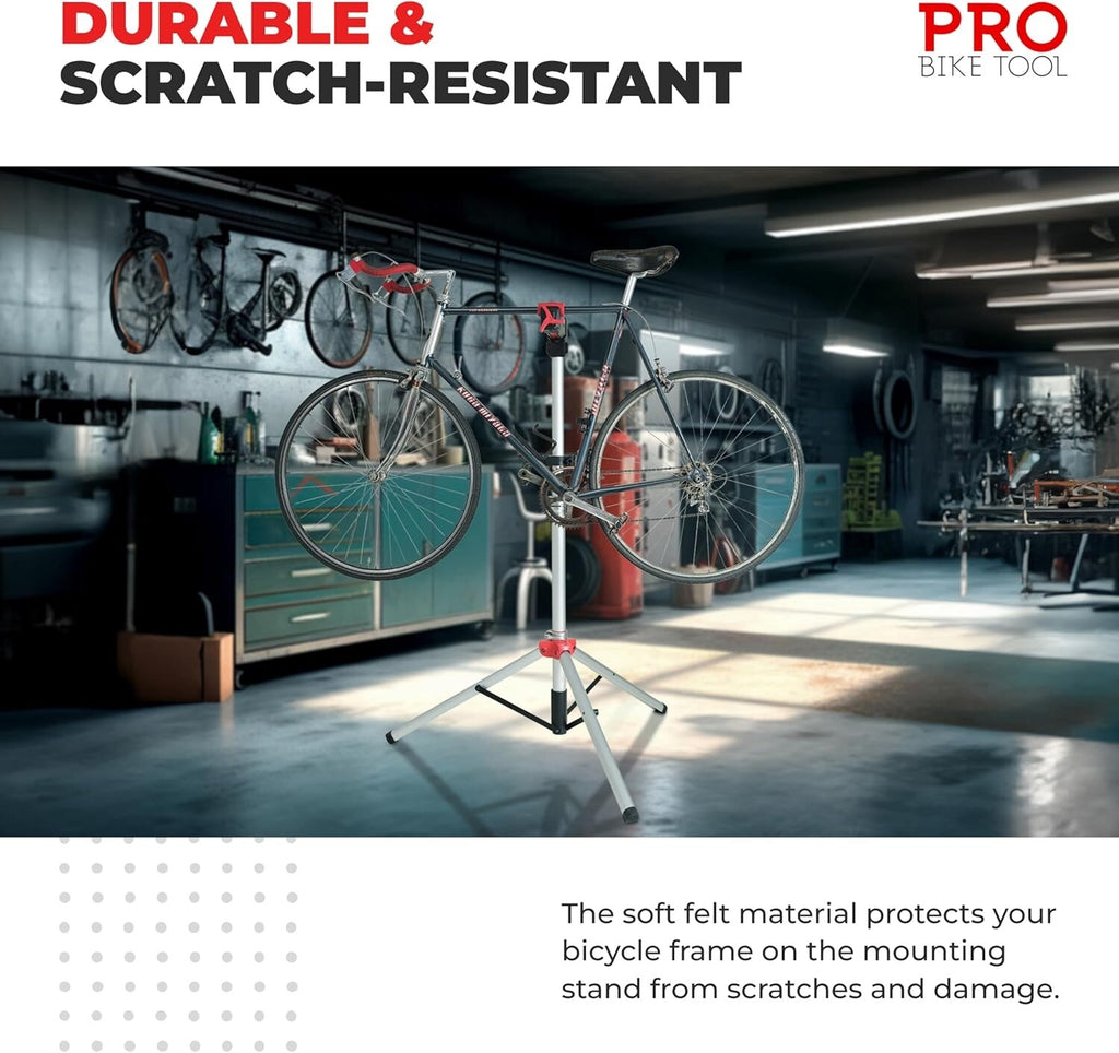 PRO BIKE TOOL Bike Repair Stand - Stable Bike Work Stand for Maintenance
