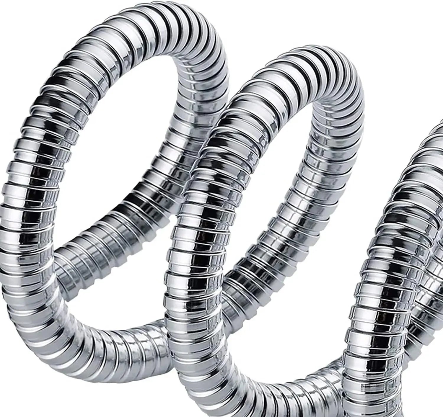 1.75m(69") Shower Hose Stainless Steel Universal Replacement Shower Pipe Chrome