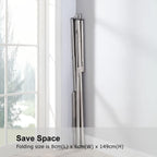 Foldable Stainless Steel Clothes Airer Drying Rack 2.38m Indoor Outdoor Laundry