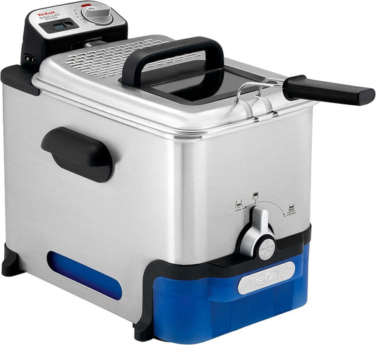 Tefal FR804040 Deep Fryer Oleoclean Pro Professional 3.5L Fryer Stainless Steel
