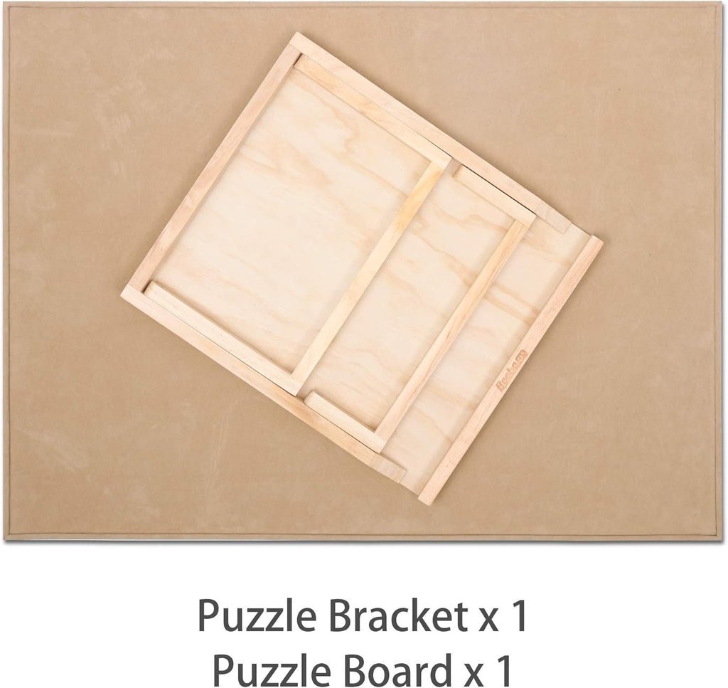 1000pc Jigsaw Puzzle Board w Stand Adjustable Table Flannel Surface