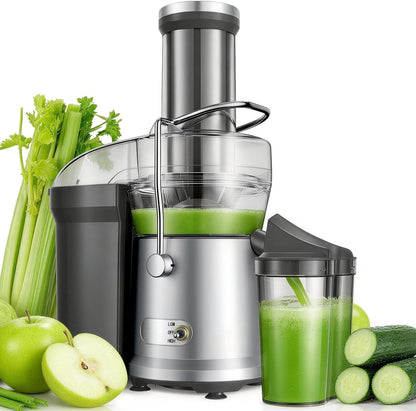 Juicer Machine Centrifugal Juice Extractor 1200W 2L 81mm Wide Mouth Fruit Veg
