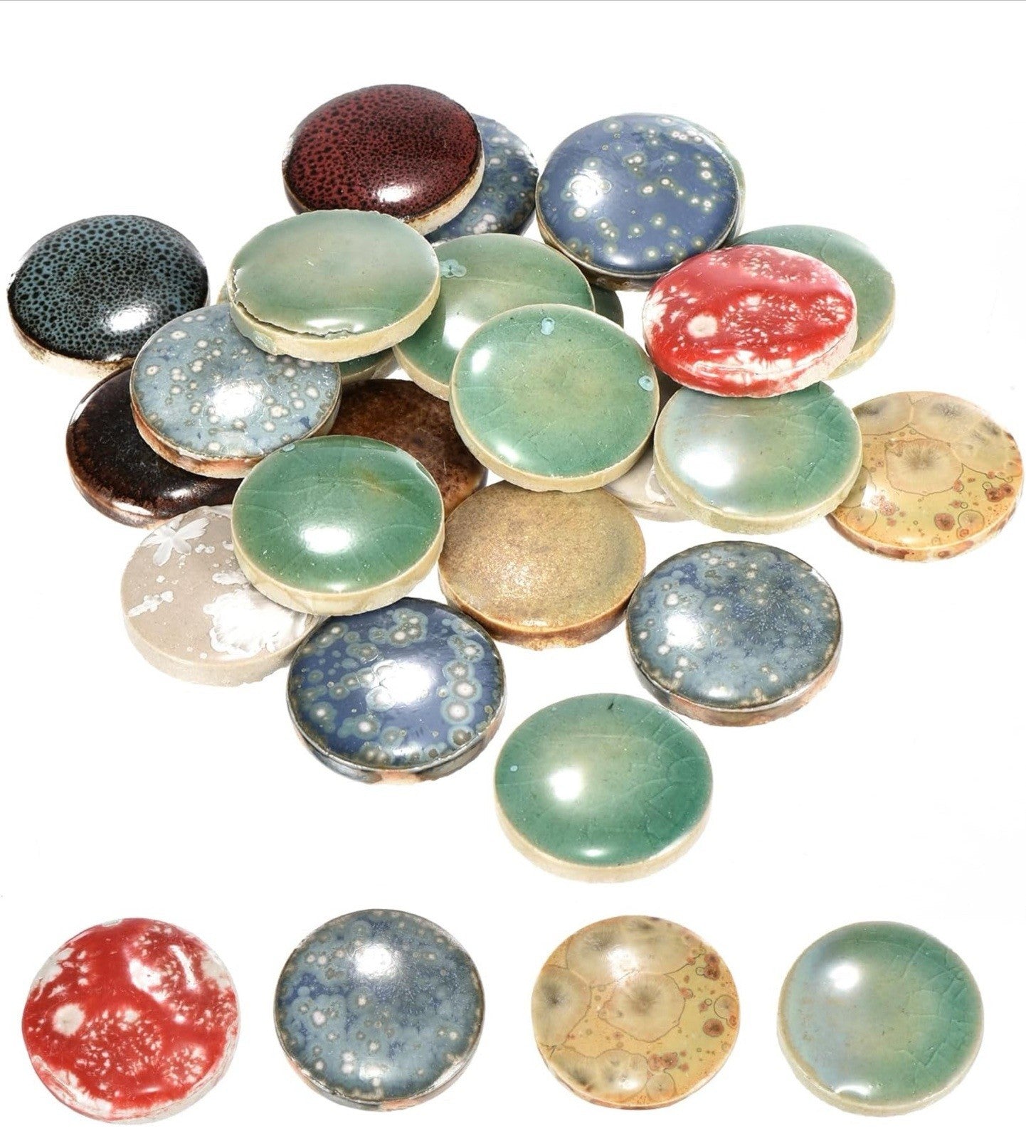 sourcing map 200g Ceramic Mosaic Tiles for Crafts Bulk
