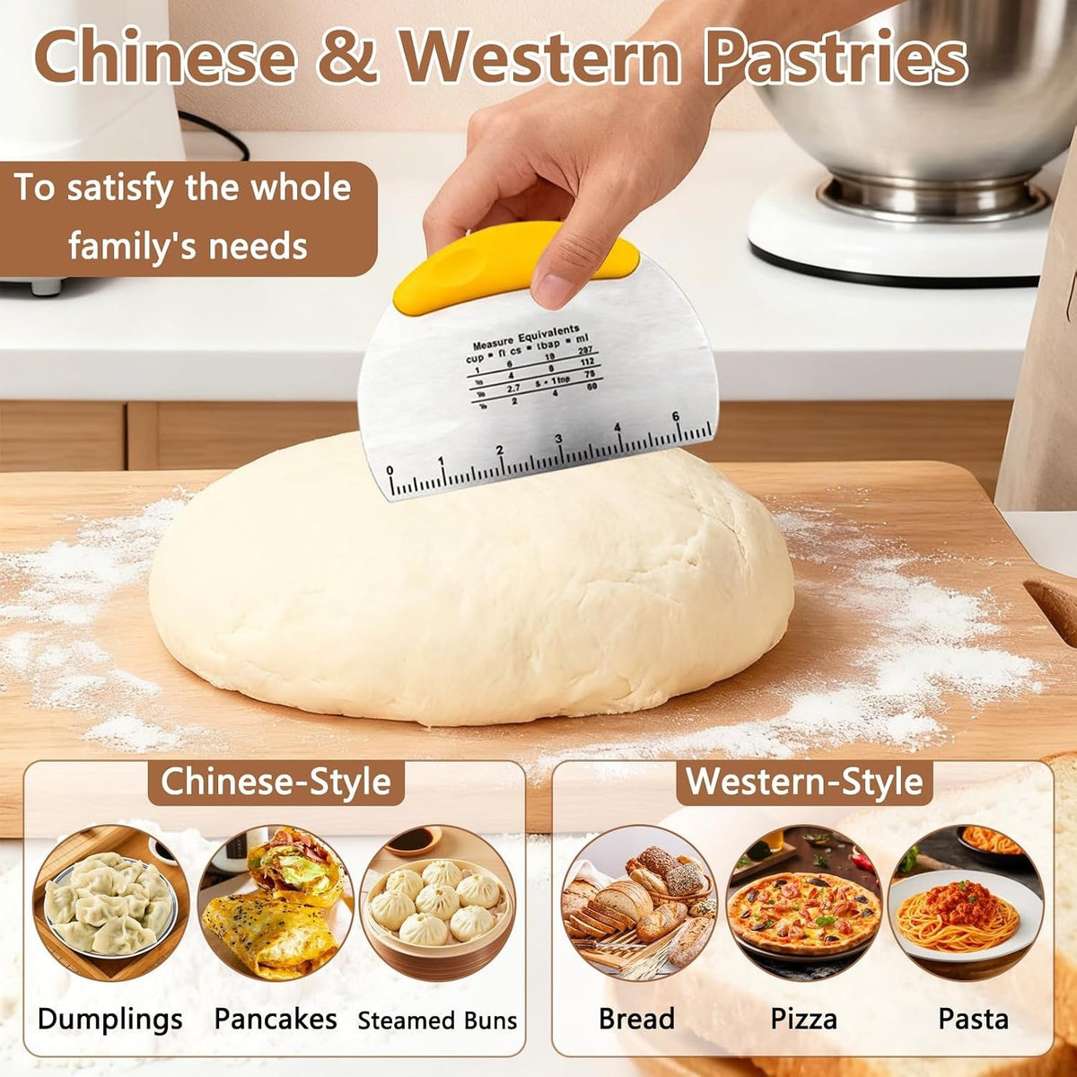 7L Dough Mixer 200W Stainless Steel Food Mixer With Fermentation 25-38C Stand