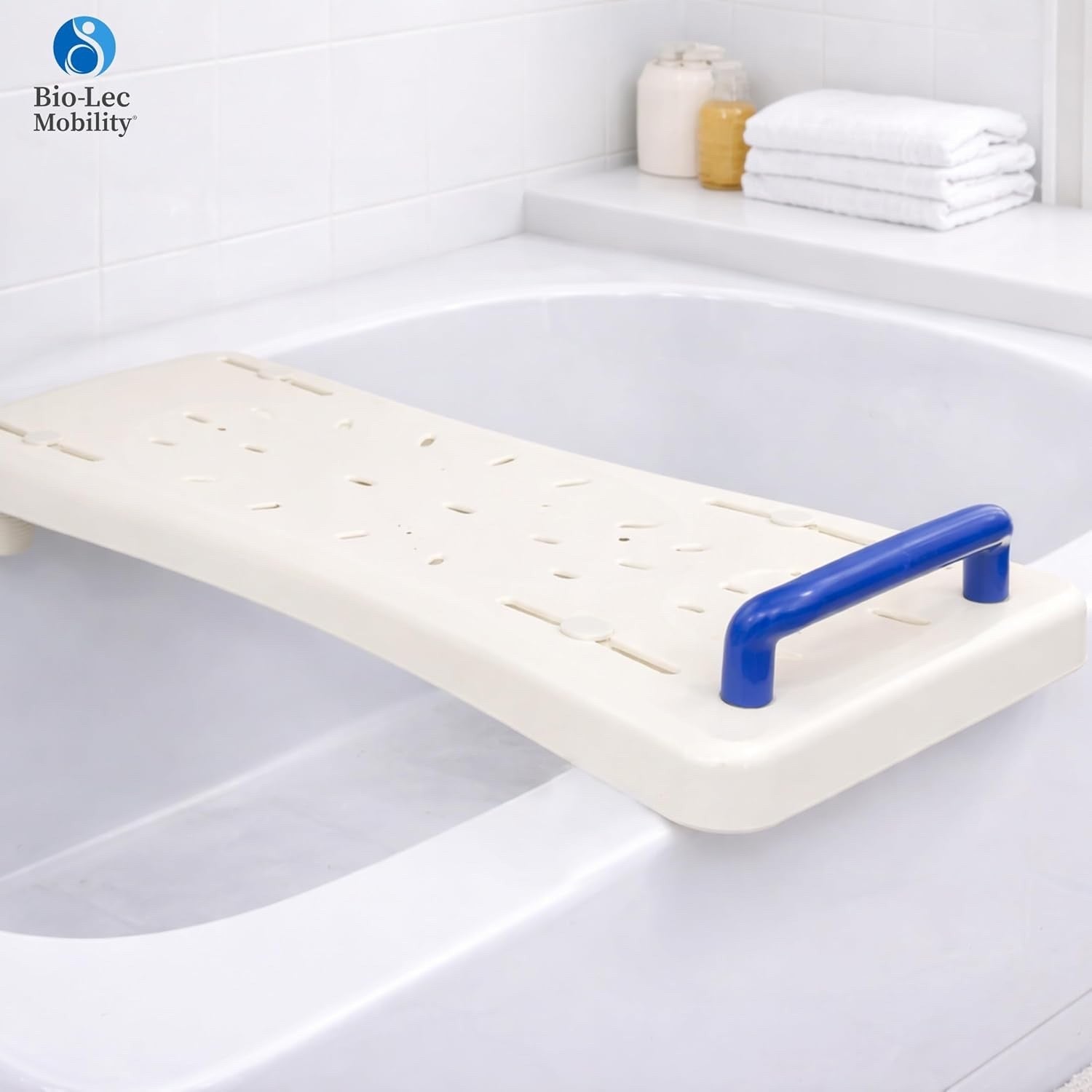 Bath Board Transfer Seat with Handle 70cm Adjustable Elderly Disabled Aid
