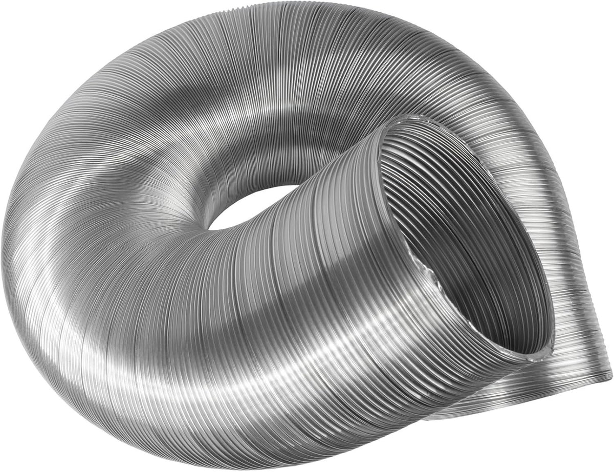 Flexible Ducting Pipe Hose 125mm 3m Aluminium Ventilation Extractor Fan Dryer