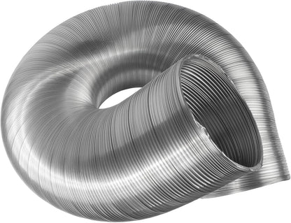 Flexible Ducting Pipe Hose 125mm 3m Aluminium Ventilation Extractor Fan Dryer