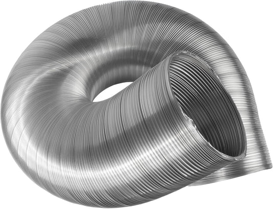 Flexible Ducting Pipe Hose 125mm 3m Aluminium Ventilation Extractor Fan Dryer