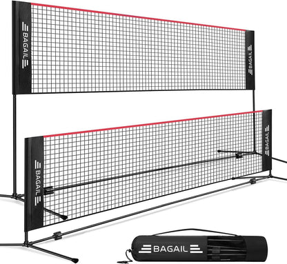 Badminton Tennis Volleyball Net 4.1M Adjustable Height Portable Stand Carry Bag