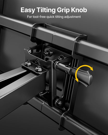 Full Motion TV Wall Bracket 37-90 Inch 75kg Tilt Swivel Extend VESA 600x400