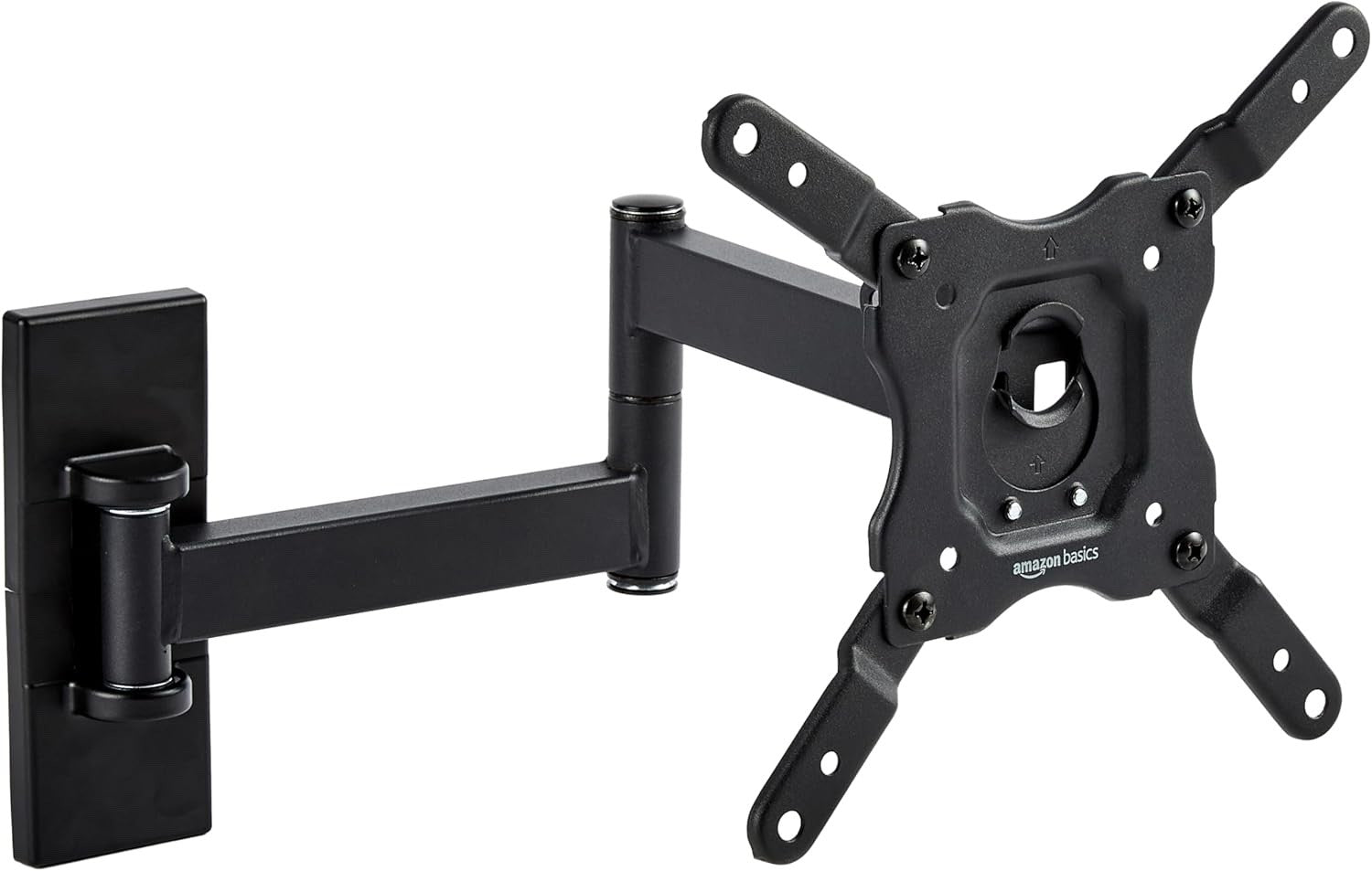 Amazon Basics Full-Motion TV Wall Mount For 12-Inch to 40-Inch Black