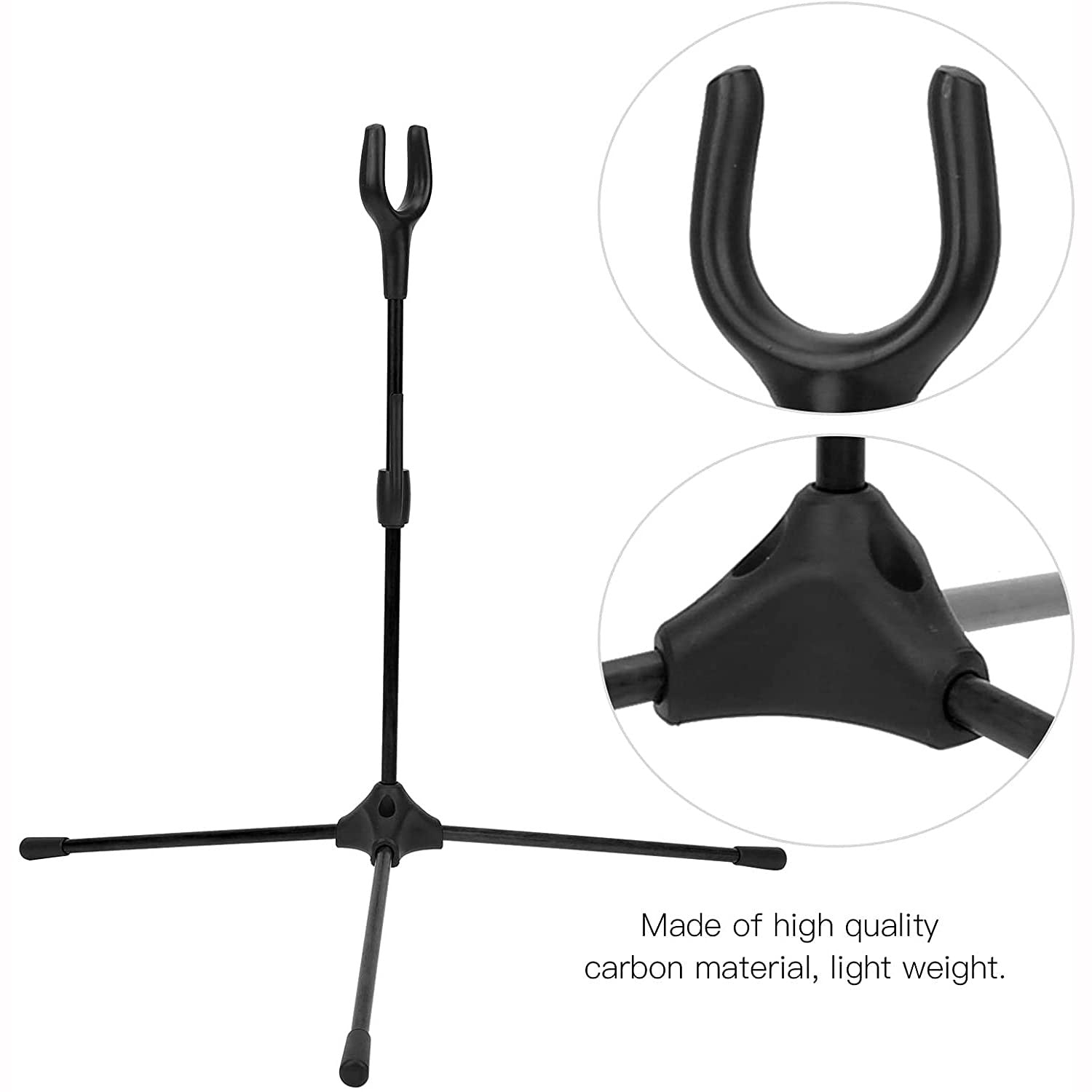 ANCLLO Archery Bow Stand Recurve Bow Compound Bow Stand Rack Holder Legs