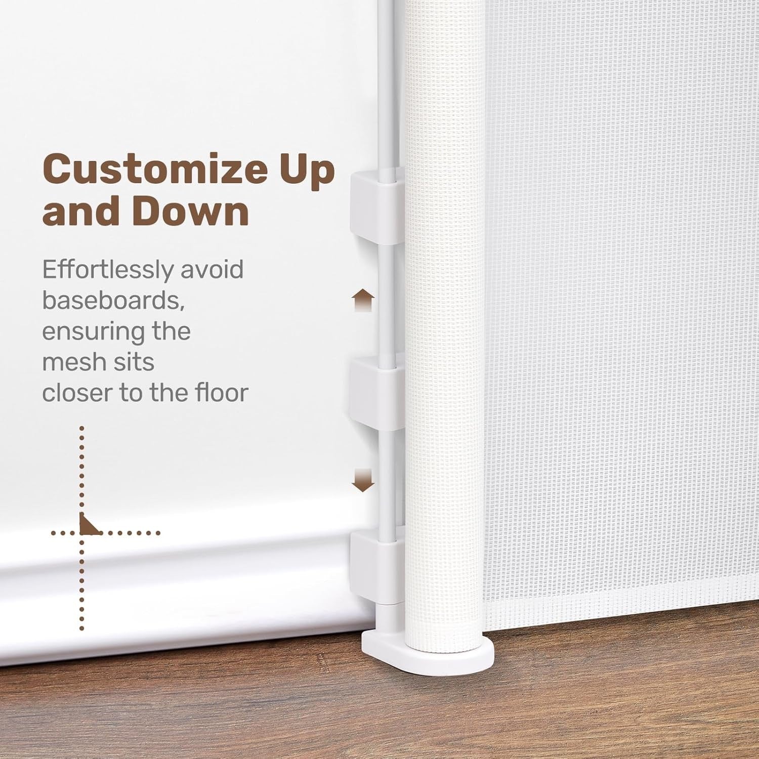 Extra Wide Retractable Stair Gate 300cm Baby Pet Safety Barrier Indoor