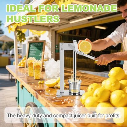 Manual Lemon Citrus Juicer Press Heavy Duty Stainless Steel Fruit Squeezer Cup
