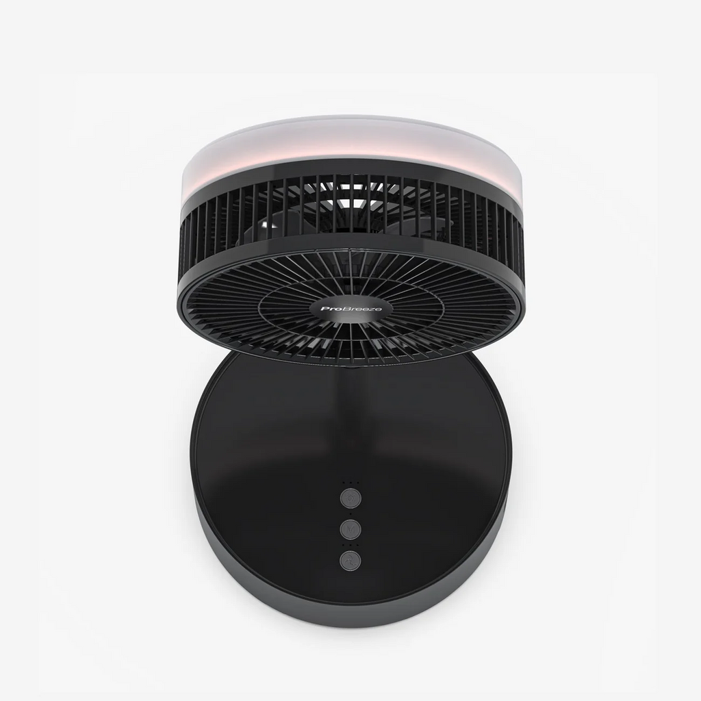 Rechargeable Portable Fan 10000mAh USB Telescopic Travel Desk Fan