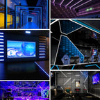 6x1m LED Aluminum Channel U Shape Diffuser Strip Cover Mount Clips Kit