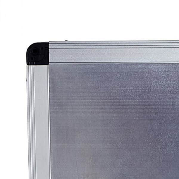 Viz-Pro Magnetic Drywipe Whiteboard Aluminium Frame 100x80cm