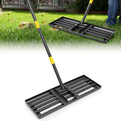 Lawn Levelling Rake Heavy Duty 76cm Steel Ground Leveler Garden Soil Topsoil Too