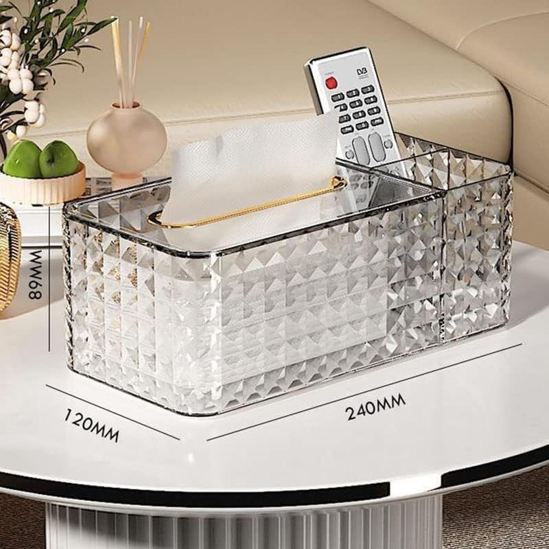 shilanmei Tissue Box Cover Multifunctional Tissue Box Acrylic Clear