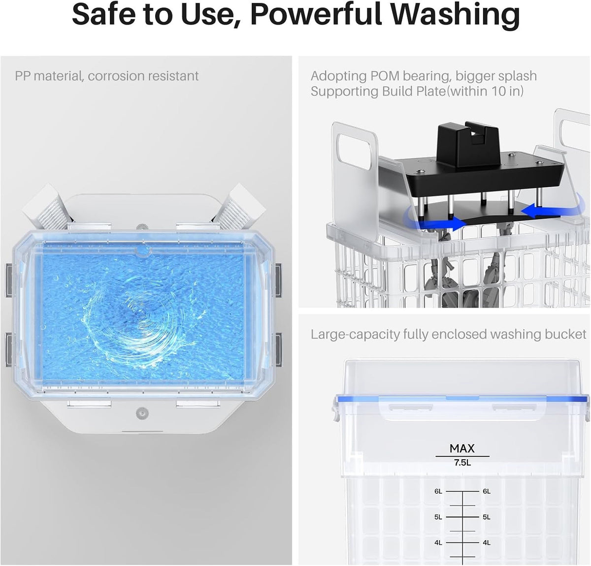 ELEGOO Mercury Plus V3.0 Wash and Cure Station Large for LCD Resin 3D Printer